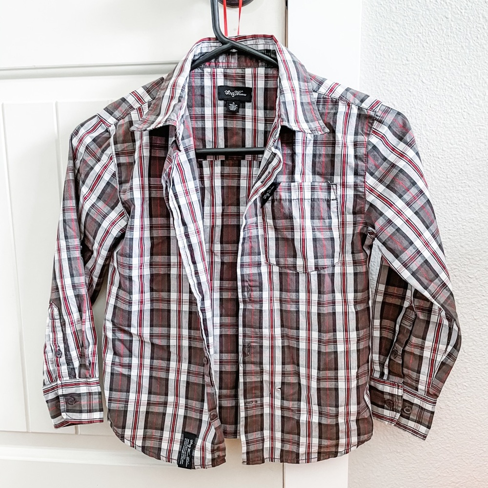 Long Wovens Kids button up shirt